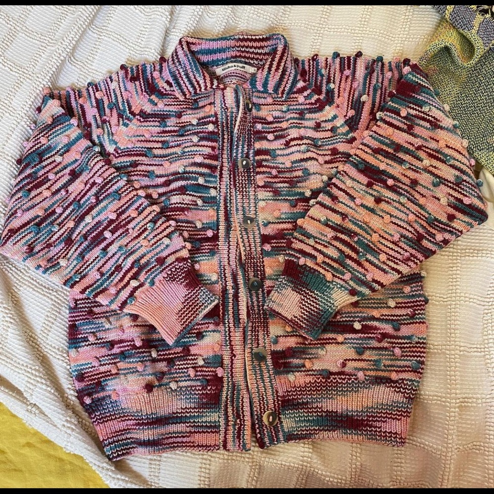 Misha And Puff Cotton Candy Space Dye Popcorn Polo